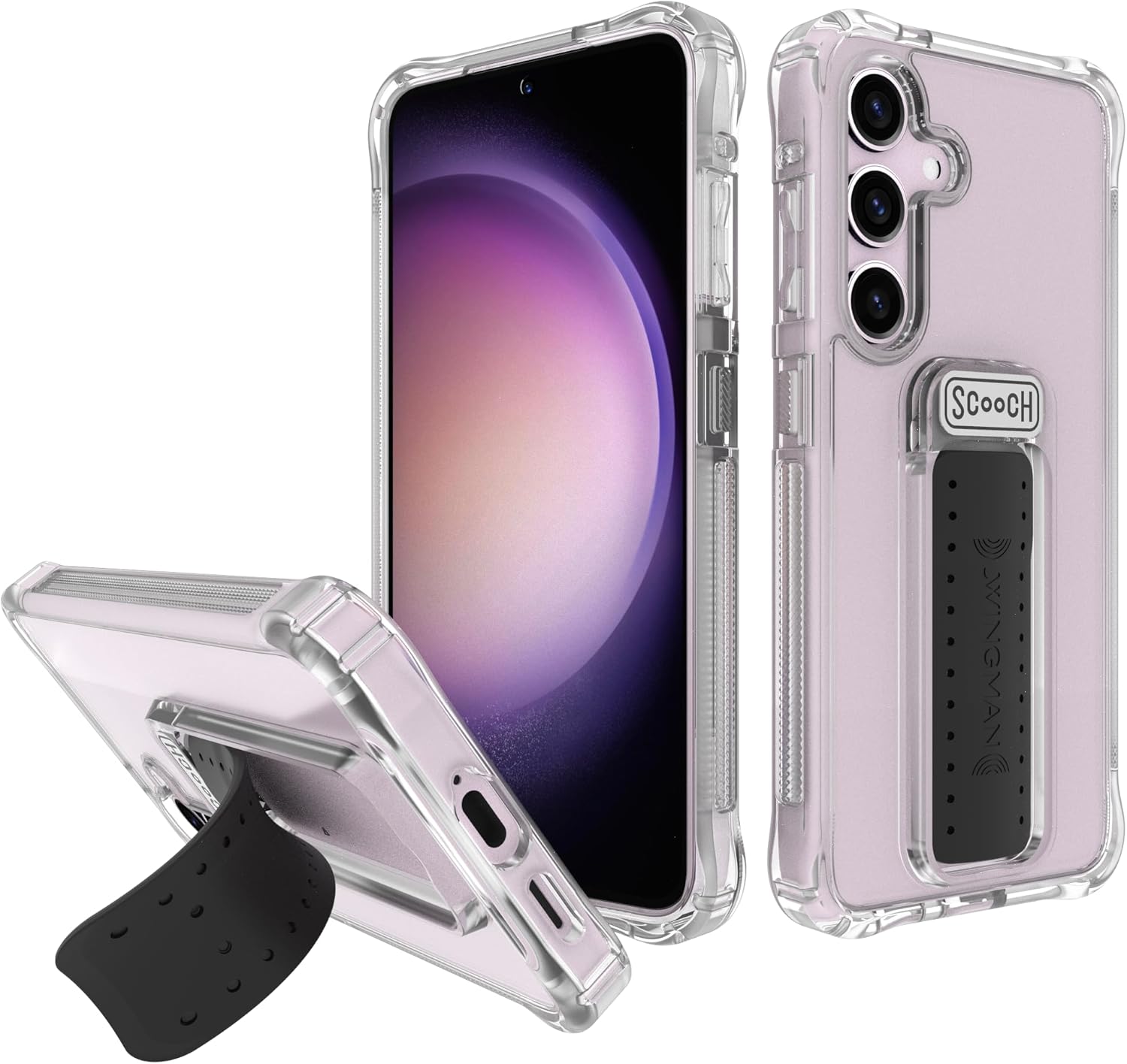 Scooch Wingman Case for Samsung Galaxy S23 with Kickstand & Grip