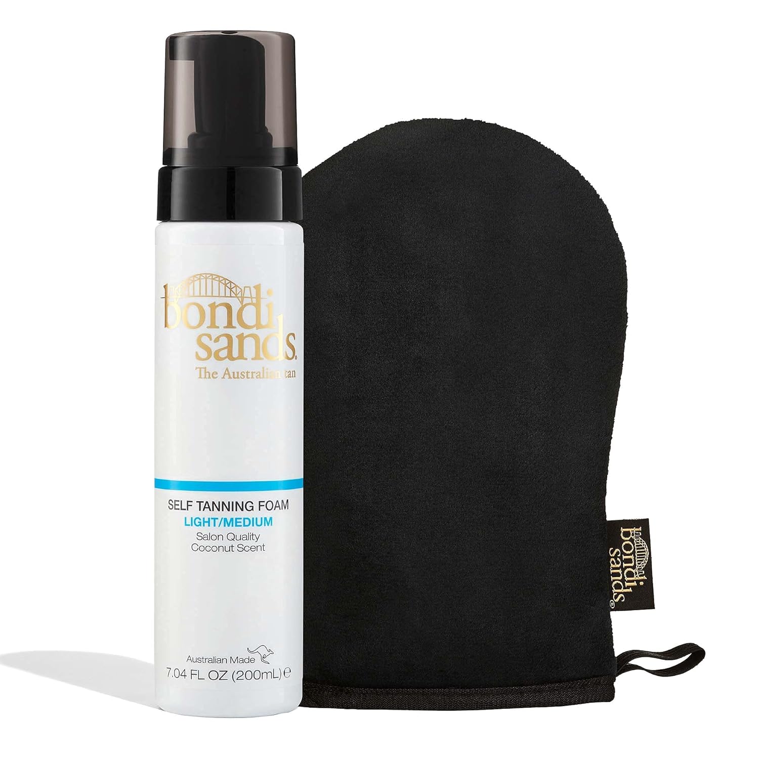 Bondi Sands Self Tanning Foam with Application Mitt for Flawless Skin