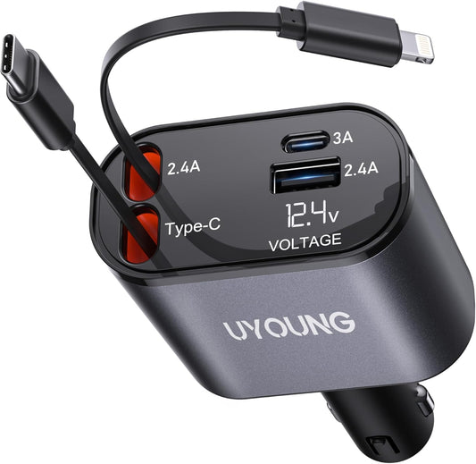 Lightning-Fast CarPlay Charger by UYOUNG - 100W Power