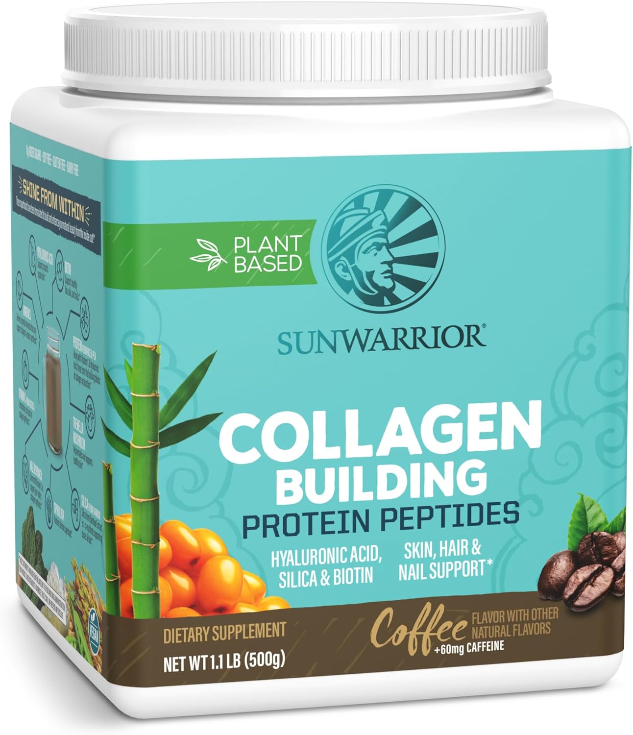 Vegan Collagen Protein Powder for Women - Coffee Flavor Boost