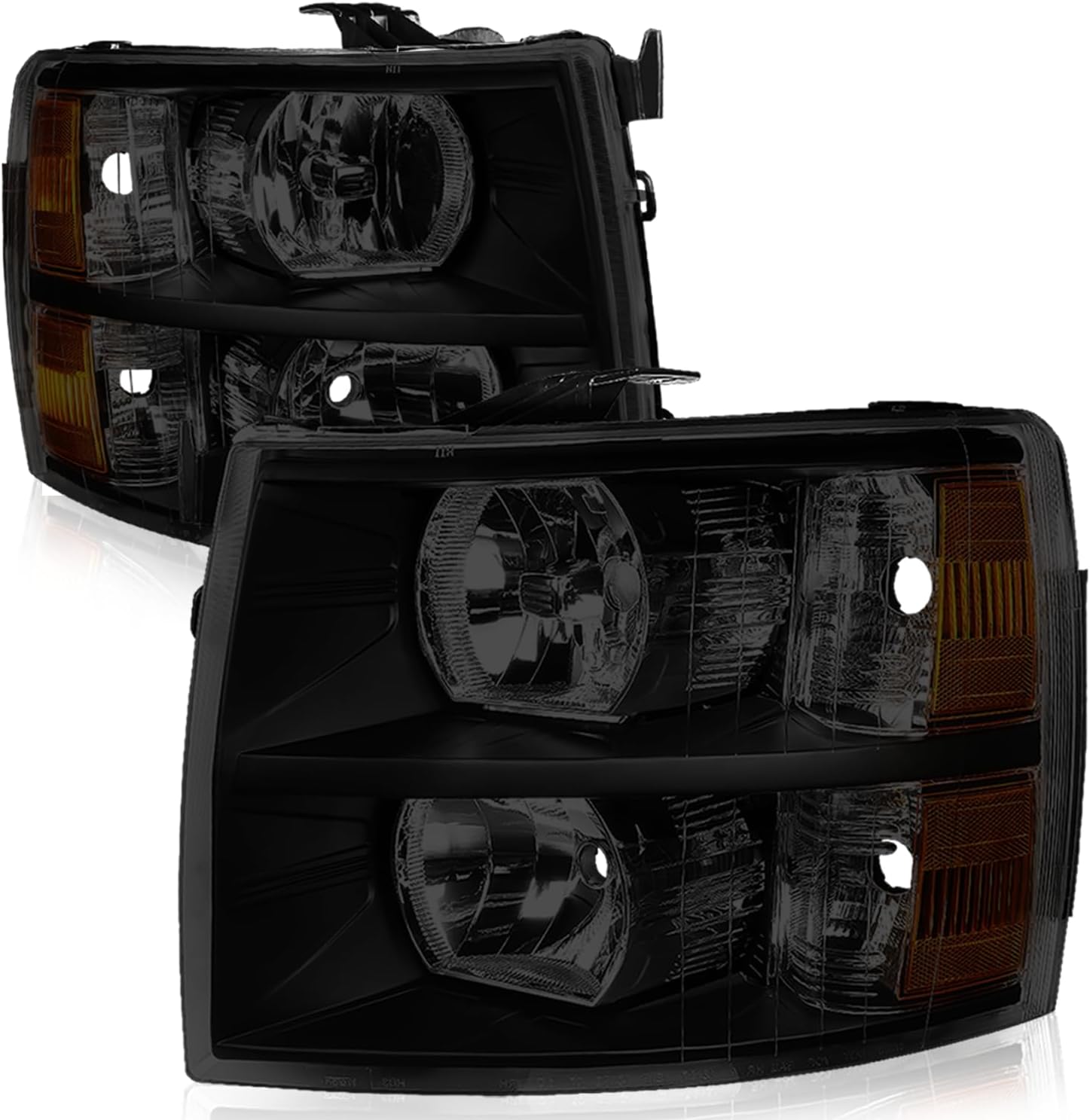 Auto Dynasty Headlight Assembly for 2007-2014 Chevy Silverado