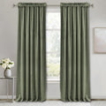 RYB HOME Velvet Curtains 102 inches for Bedroom and Living Room