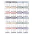VITEVER 24-Pack Glass Baby Food Storage Containers - Easy Meal Prep