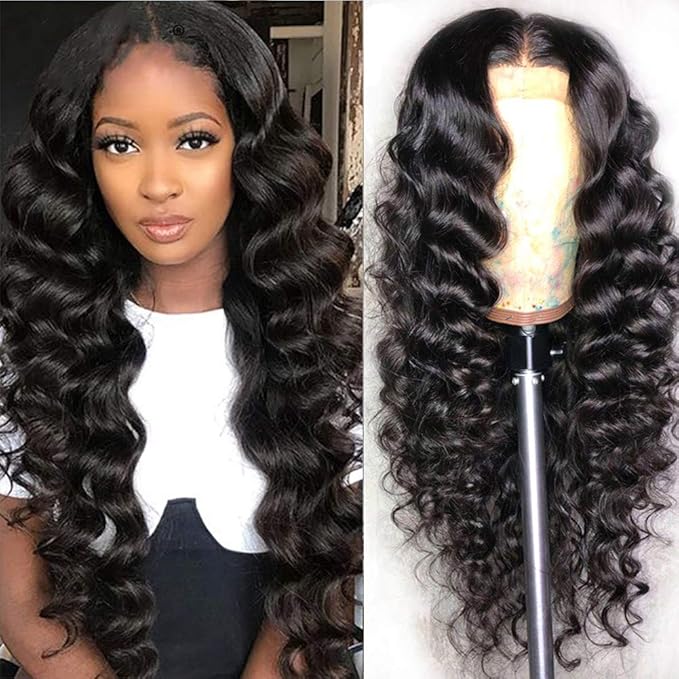 ARIETIS HD Transparent Deep Wave Lace Front Wigs for Women