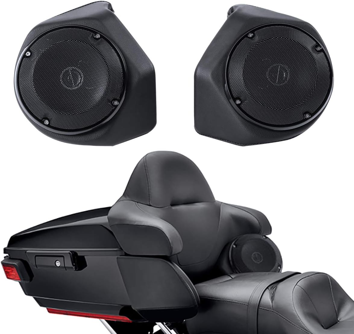 6.5 Rear Speakers for Harley Touring Models 2014-2023
