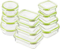 Glass Food Storage Containers with Lids - 24 Piece Glass Meal Prep Set