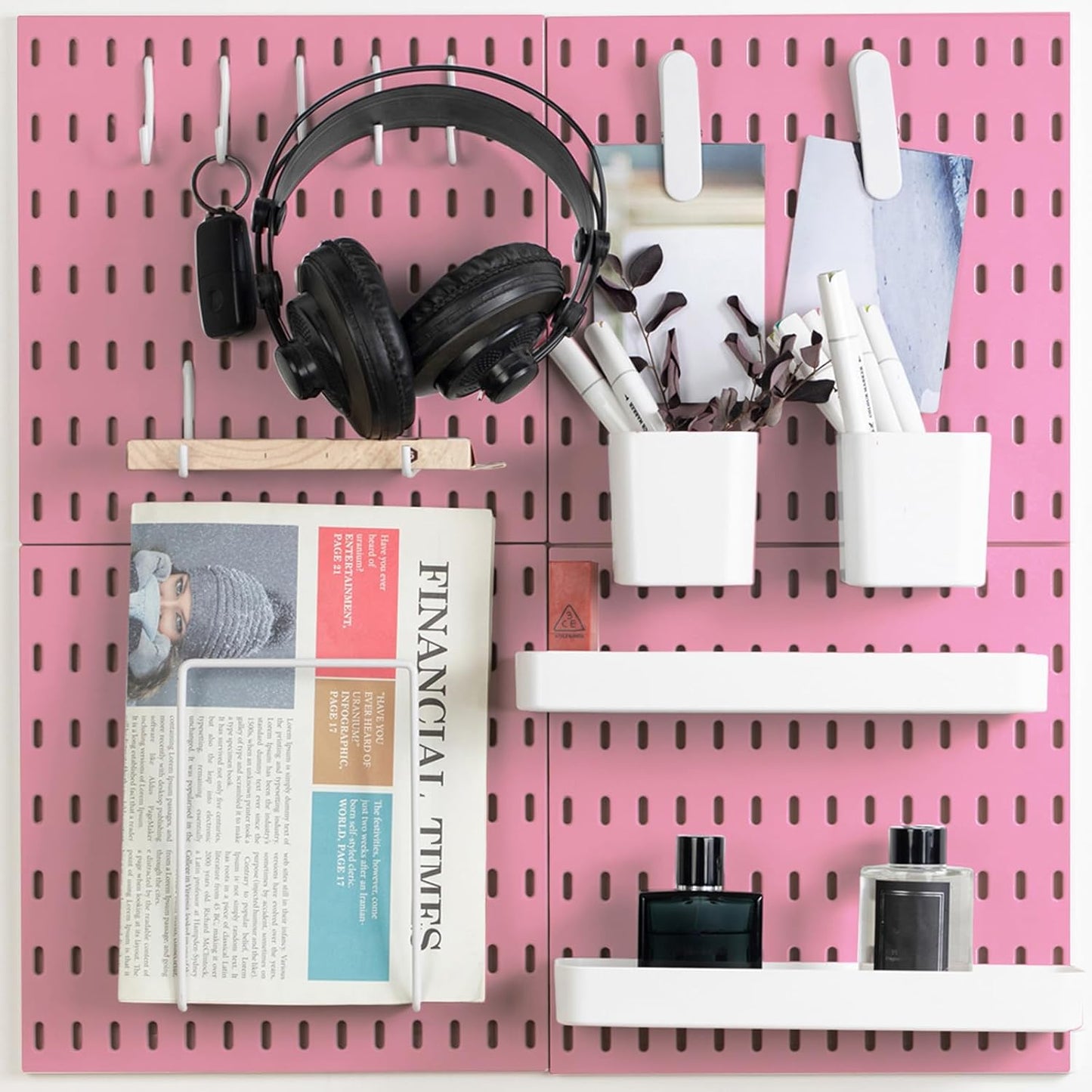Pegboard Combination Kit for Effortless Organization and Storage