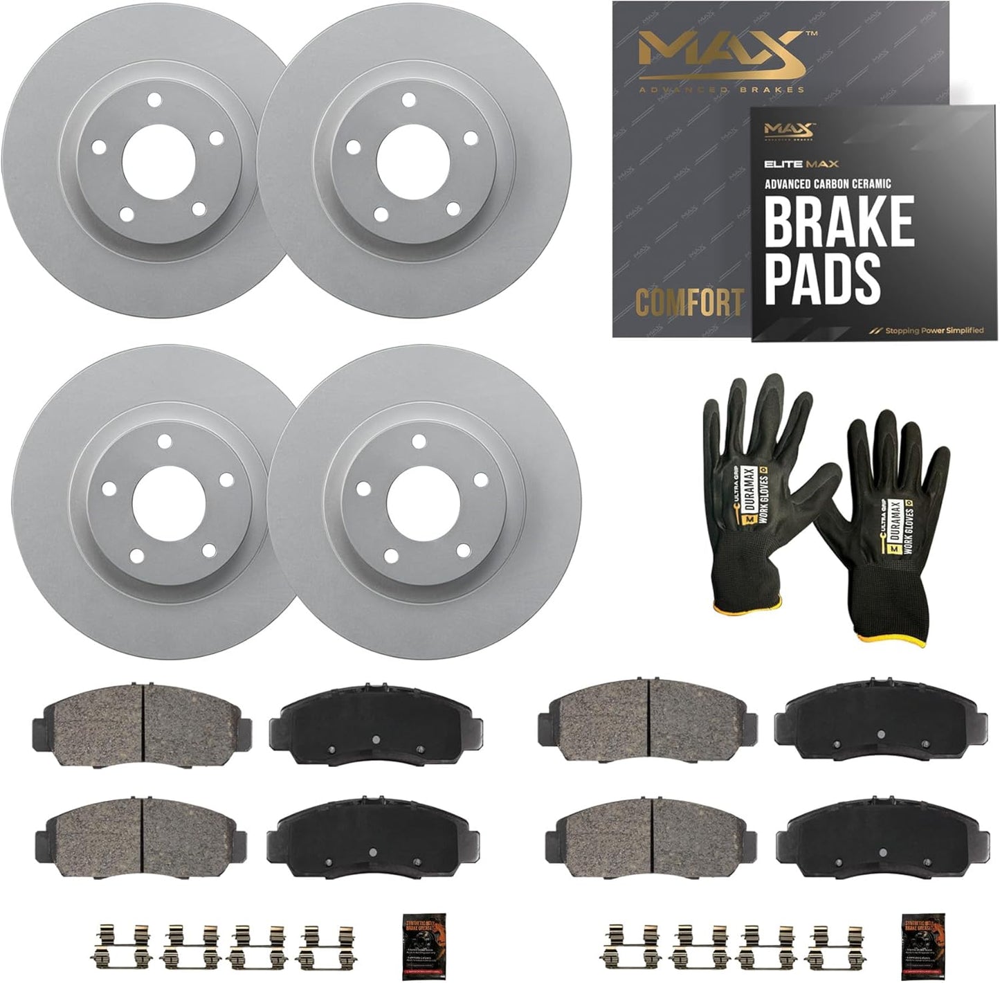 Max Advanced Brakes ComfortMAX Brake Kit for Chevy Silverado 1500