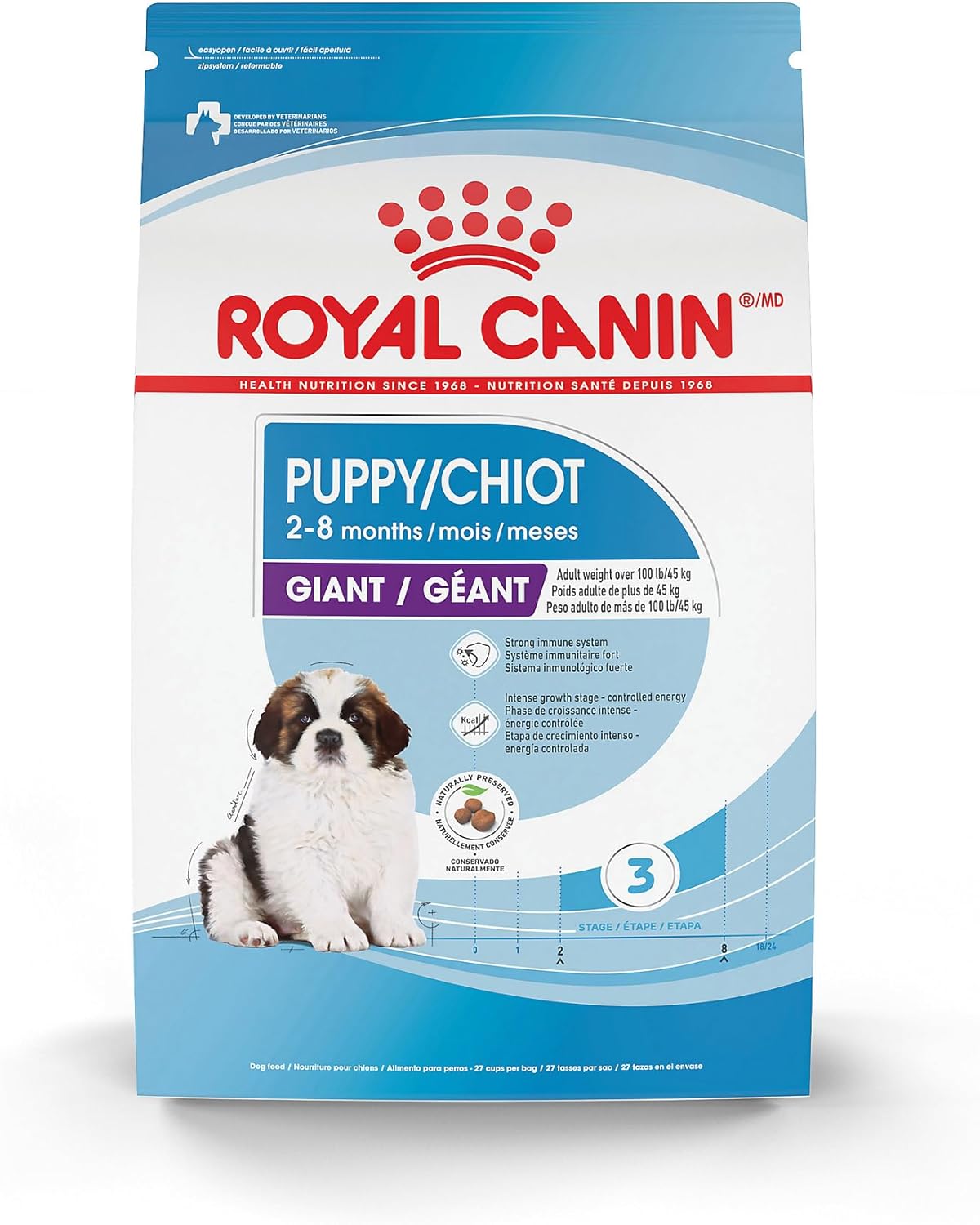 Royal Canin Giant Puppy Dry Dog Food for Healthy Growth