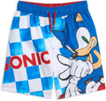 SEGA Sonic the Hedgehog UPF 50+ Swim Trunks for Kids - Sun Protection