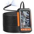 Inspection Camera with Light 4.3in IPS Borescope - Dual Lens
