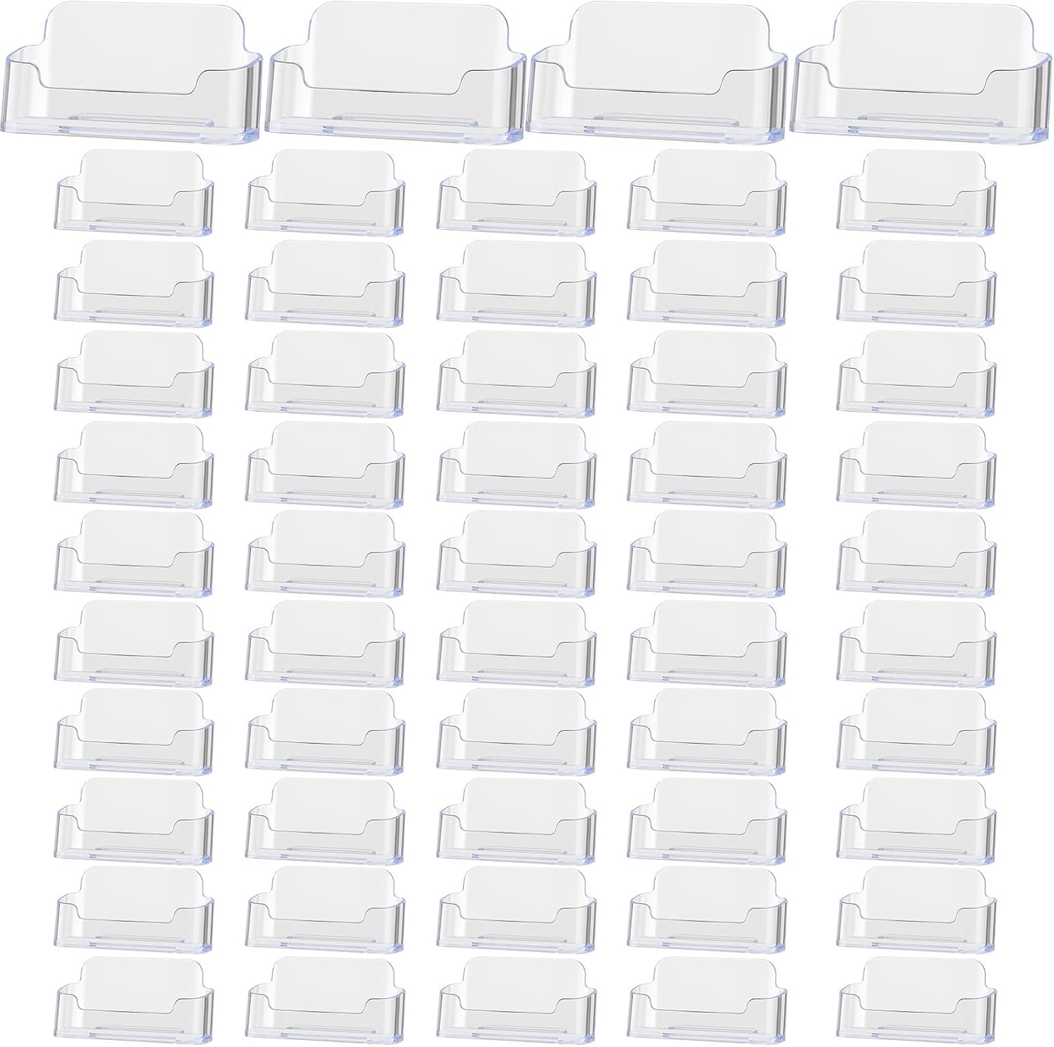 64 Pack Business Card Holder Stand for Office and Home Use