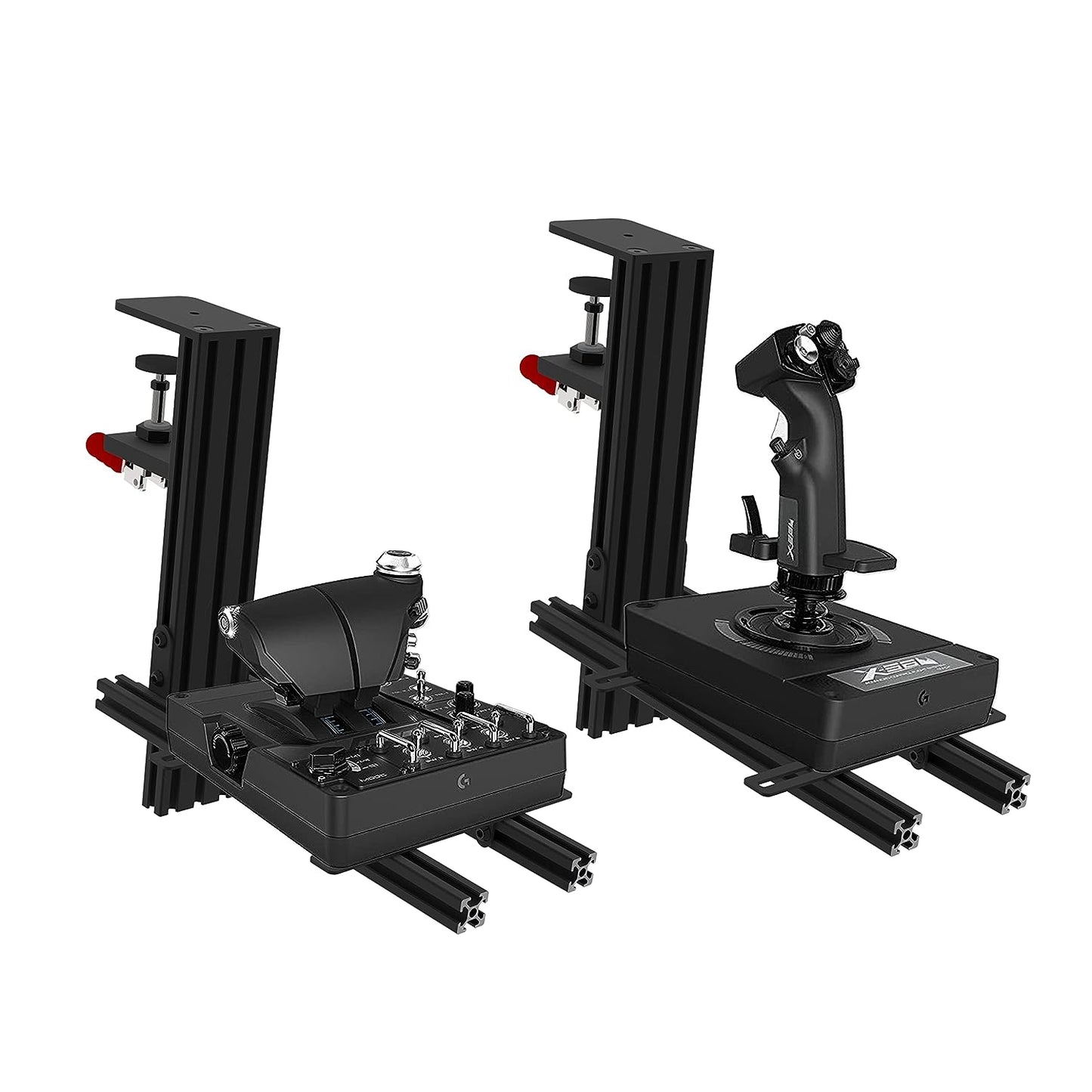 Hikig Desk Mount for Flight Sim Joystick and Throttle Systems