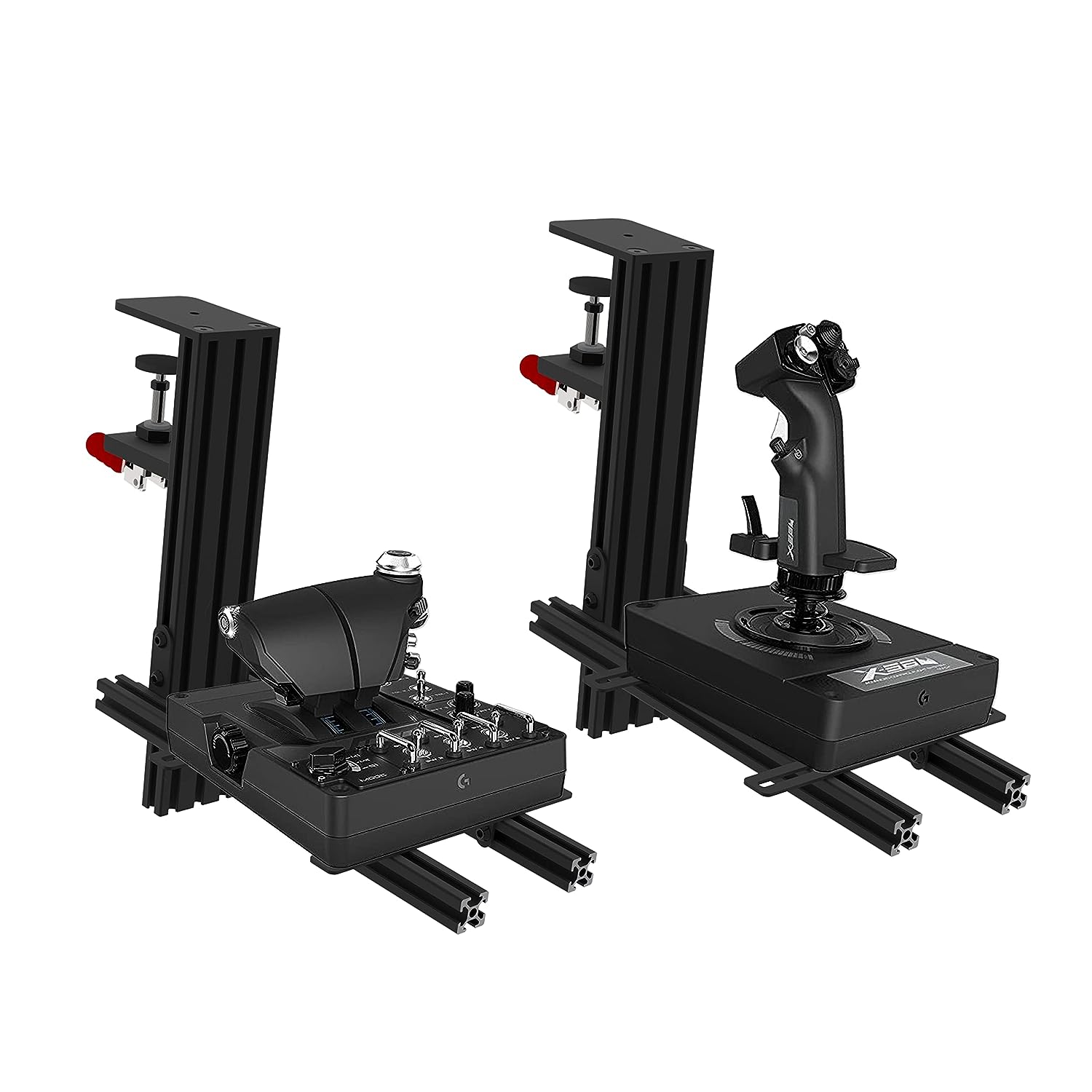 Hikig Desk Mount for Flight Sim Joystick and Throttle Systems