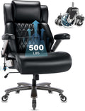 Big and Tall 500lbs Office Chair - Adjustable Lumbar Support and 3D