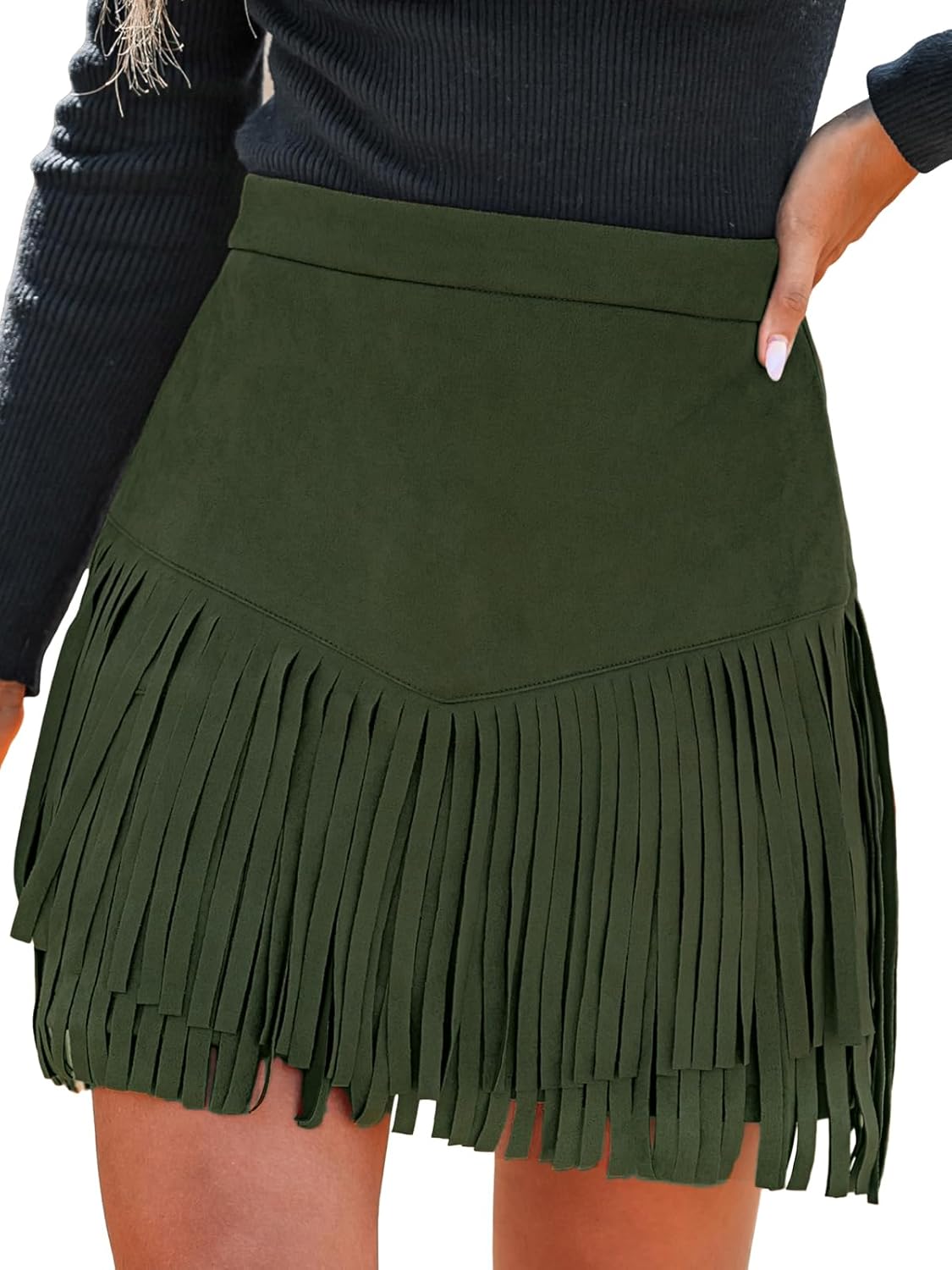 CUPSHE Women Fringe Skirts for Stylish Cowgirl Vibes