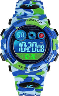 Kids Digital Sport Watch with 7-Color Backlight - Durable Outdoor