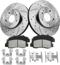 Front Brake Pads and Rotors Kit for 1998-2002 Honda Accord 3.0L