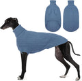 Italian Greyhound Sweater 3X-Large Blue - Turtleneck Knit Warmth