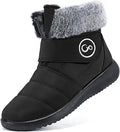 Women Snow Boots Winter Shoes with Fur Lined Warm Slip On Boots