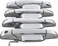 Exterior Door Handle 4PCS Chrome for 2007-2014 GM Trucks - Direct Fit