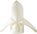Polyester Cloth Napkins 50pcs 17 x 17 in Ivory - Reusable Event