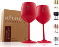 Gusto Nostro Stainless Steel Wine Glass 18 oz - Unbreakable Elegance
