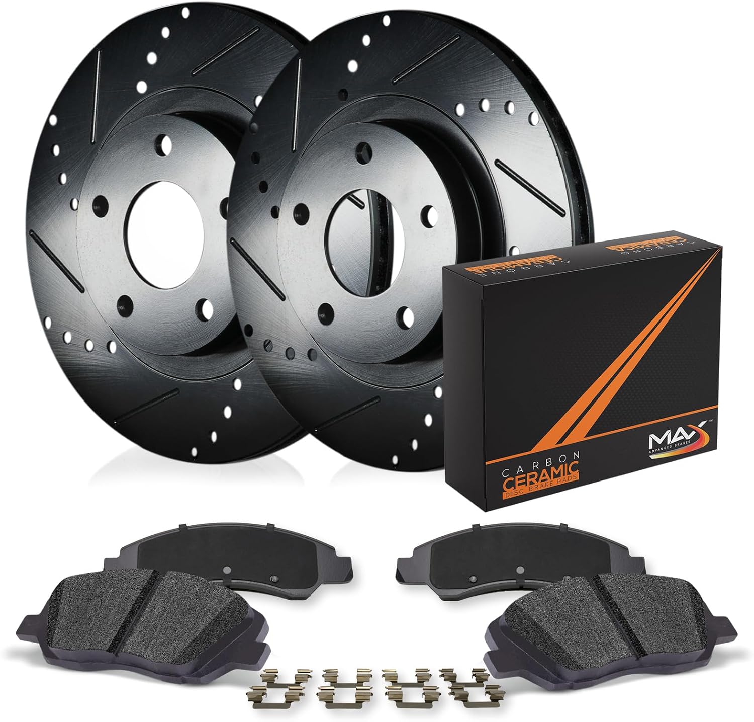 Max Advanced Brakes Front Brake Kit for Chevy Astro & GMC Safari