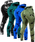 Tie Dye High Waisted Workout Leggings for Women - Butt Lifting Fit