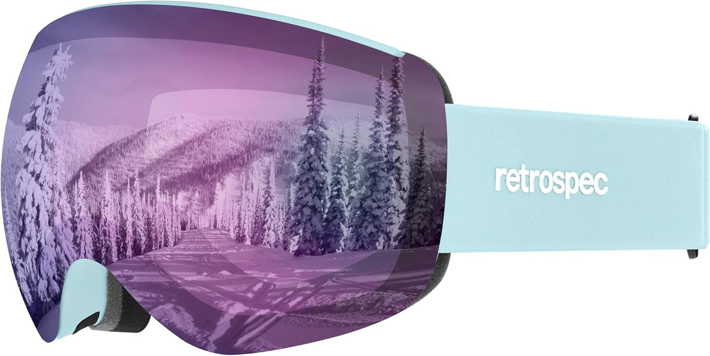 Retrospec Anti-Fog Snow Goggles - Clear Vision!