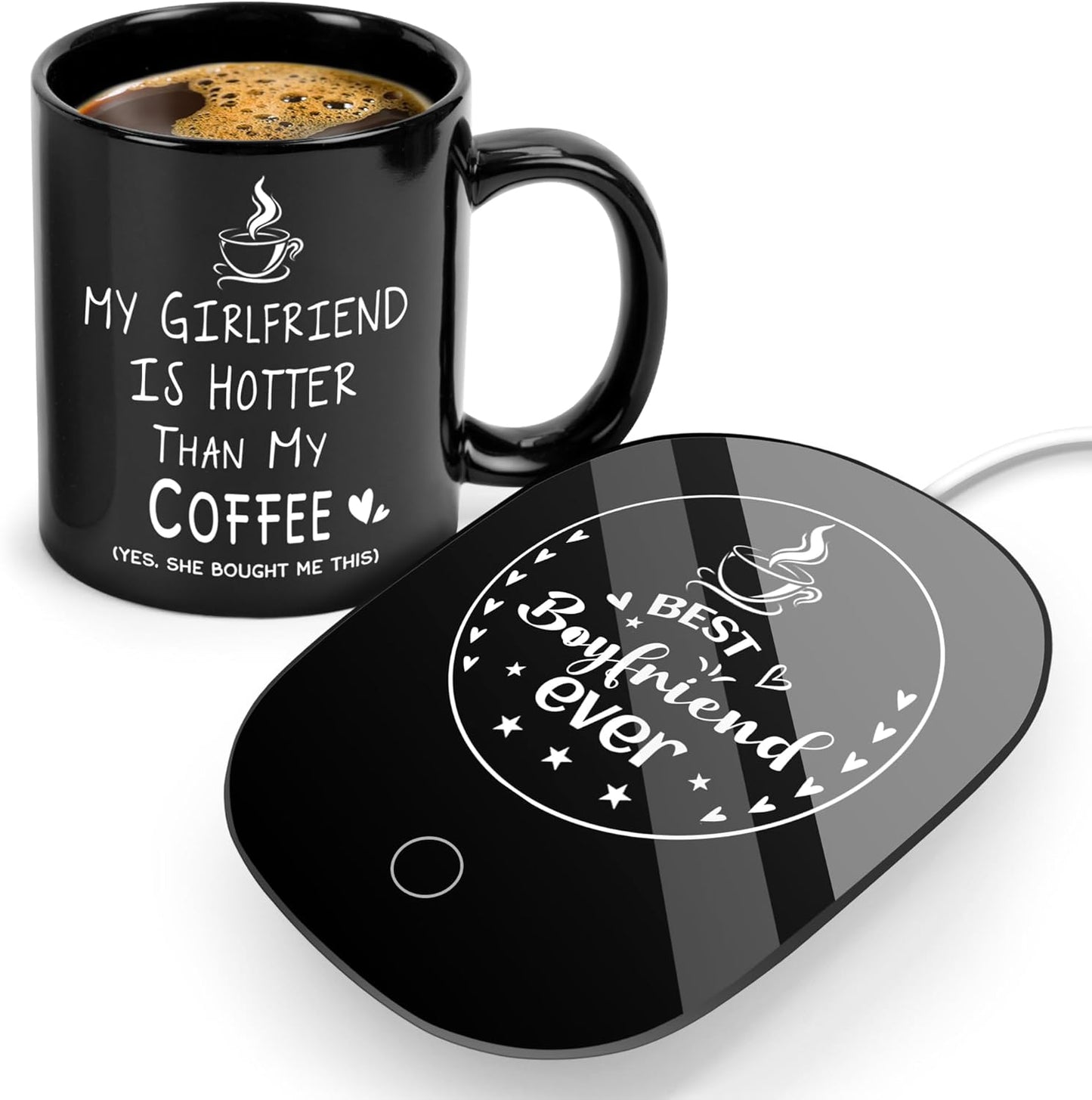 Smart Mug Warmer Coaster - Perfect Boyfriend Gift