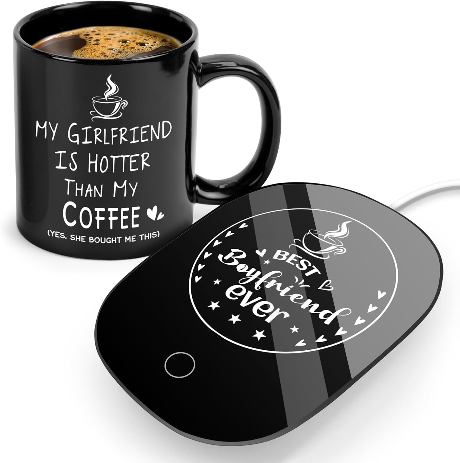 Smart Mug Warmer Coaster - Perfect Boyfriend Gift