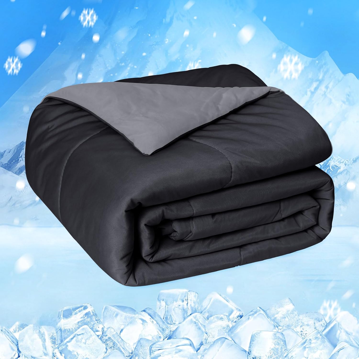 HOMFINE Cooling Comforter for Hot Sleepers - Lightweight & Soft