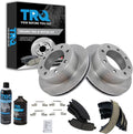 TRQ Rear Brake Pad & Rotor Kit for Ford Super Duty - Complete Brake