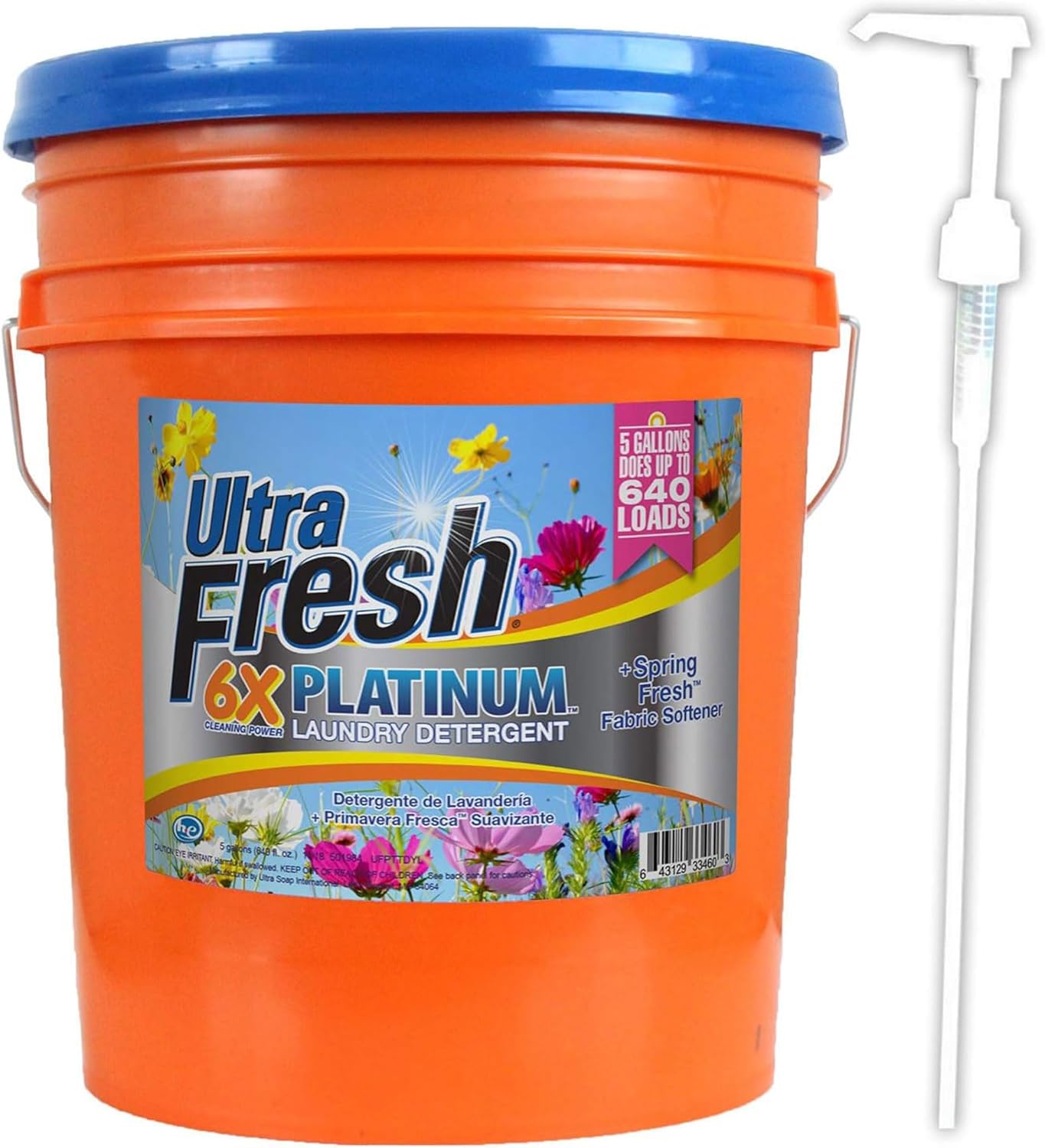 Ultra Fresh 5 Gallon Liquid Laundry Detergent for All Machines