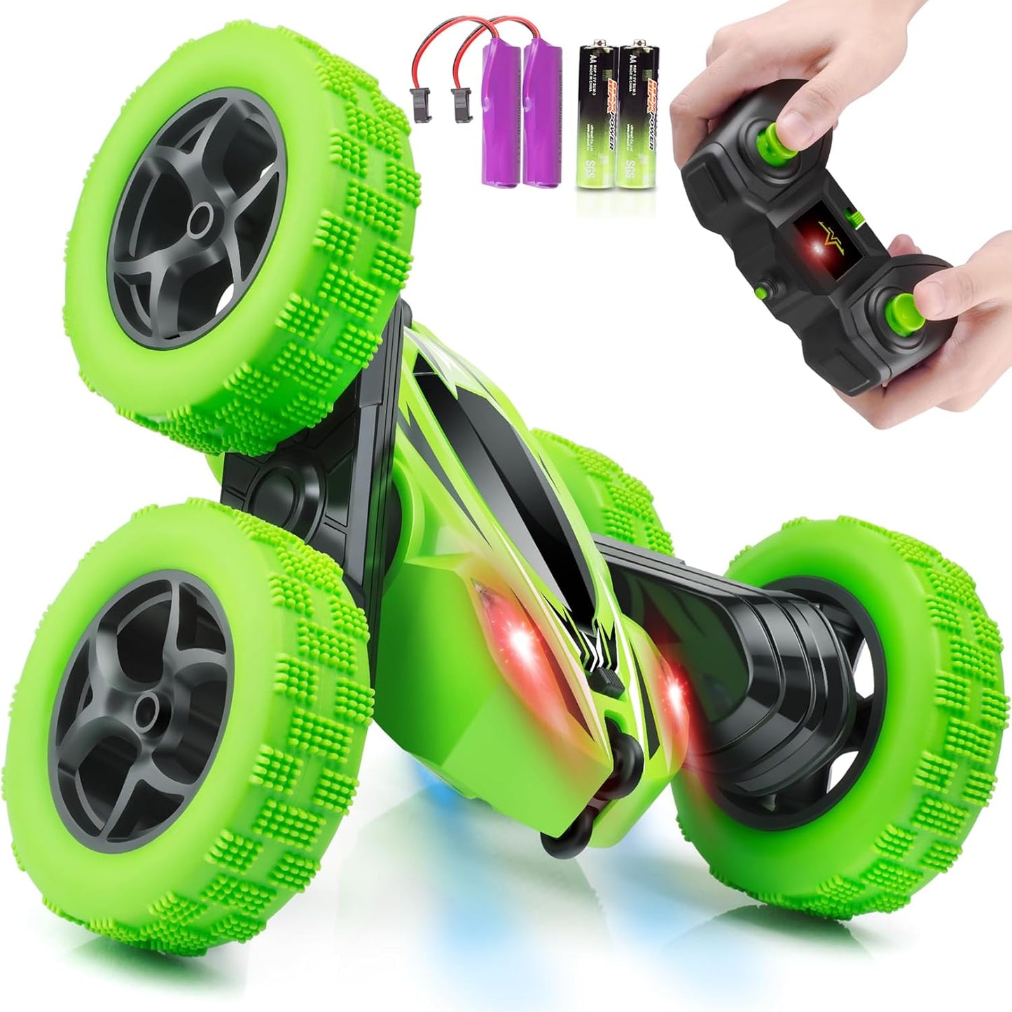 ORRENTE 2.4GHz 4WD RC Car - Double Sided 360 Rotation for Exciting Off-Road Fun!