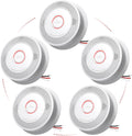 Hardwired Smoke and Carbon Monoxide Detector 5-Pack - Voice Alert
