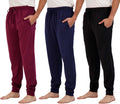 Men's Ultra Soft Cotton Pajama Pants 3 Pack - Comfortable Lounge