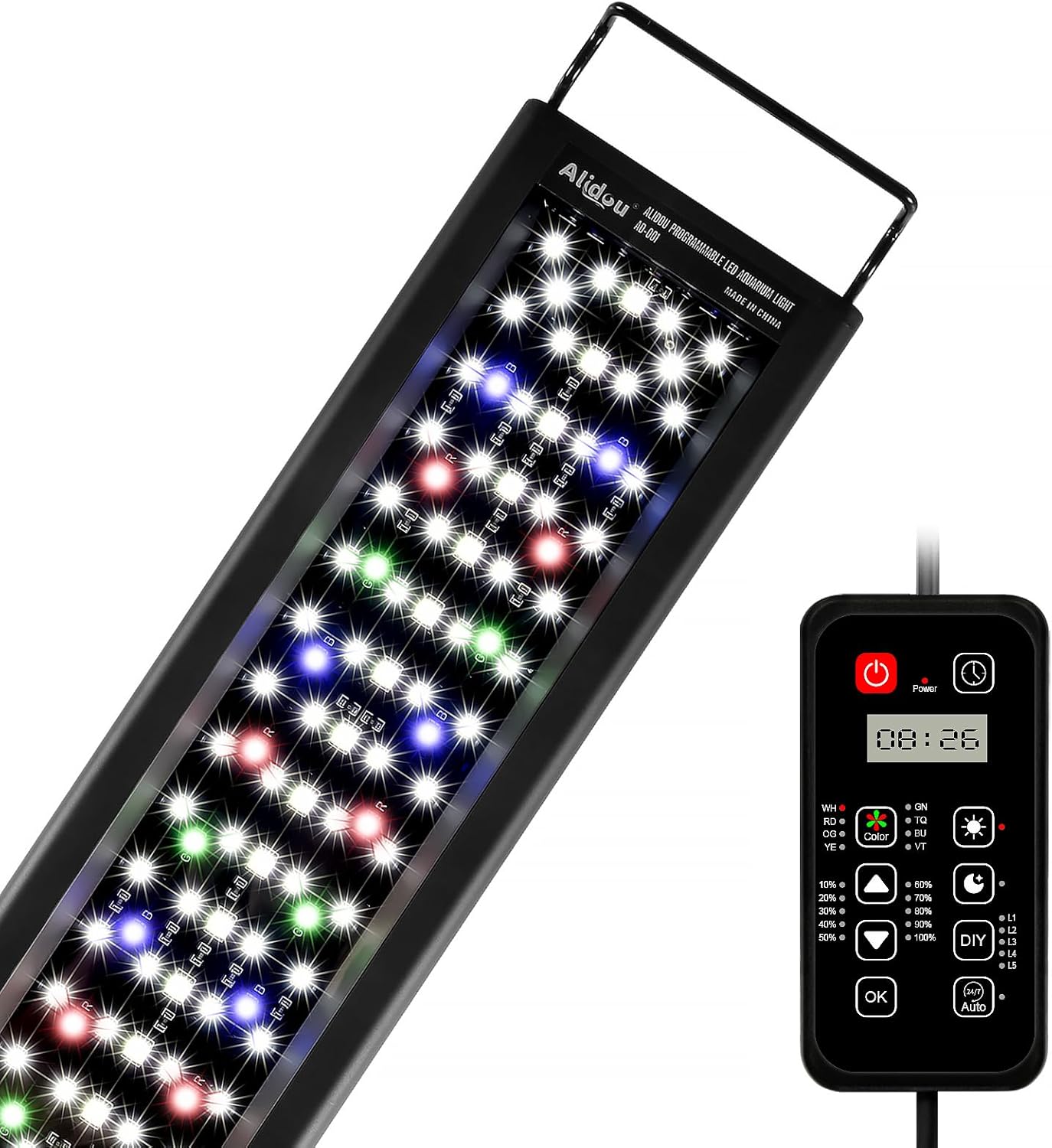 Advanced 7-Row LED Aquarium Light for Freshwater Tanks