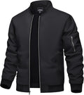 TACVASEN Men's Bomber Jacket Lightweight Windbreaker - Everyday Shoes