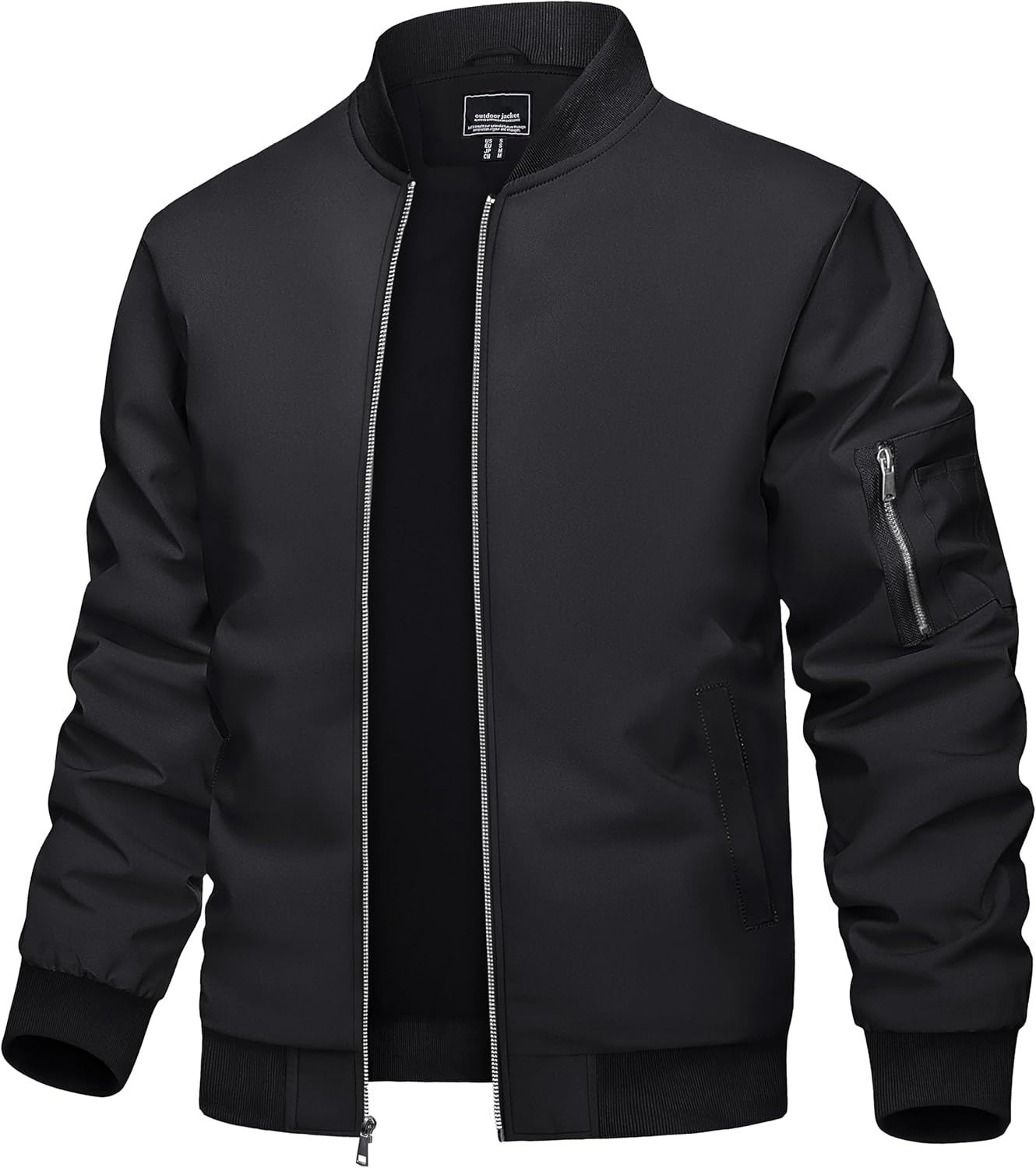 TACVASEN Men's Bomber Jacket Lightweight Windbreaker for All