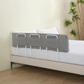 Bed Guard Rail for Toddlers 59in Foam Padded Side Rail - Safe Sleep