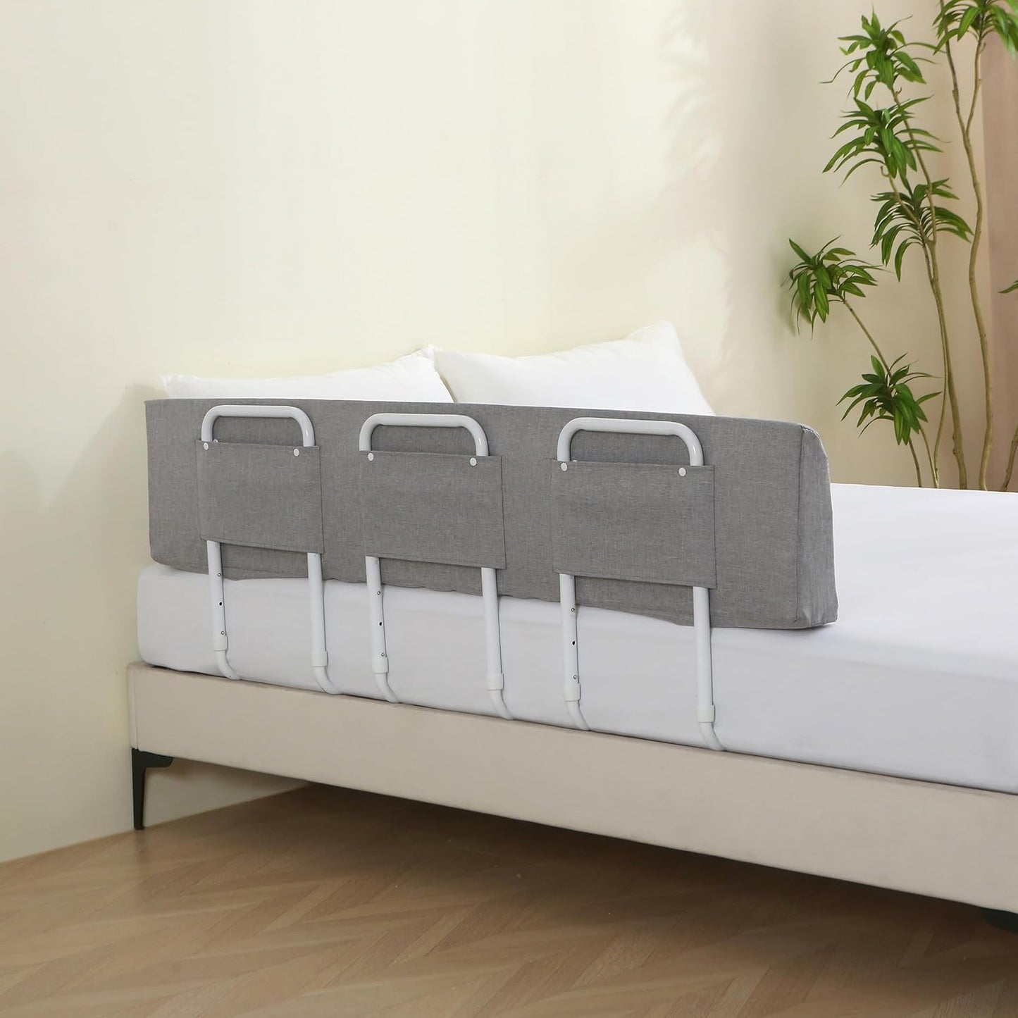 Bed Guard Rail for Toddlers - 59in Foam Padded Safety Rail