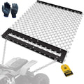 4 ft x 5 ft Pre-Assembled Drag Harrow for ATV/UTV - Durable Tow Harrow