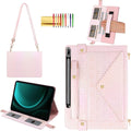 Shiny Iridescent PU Folio Case for Samsung Galaxy Tab S10/S9/S8 Ultra
