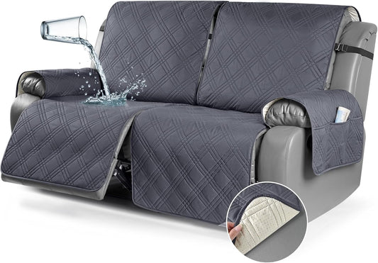 Waterproof Oversized Loveseat Recliner Cover for 2 Seater Sofa