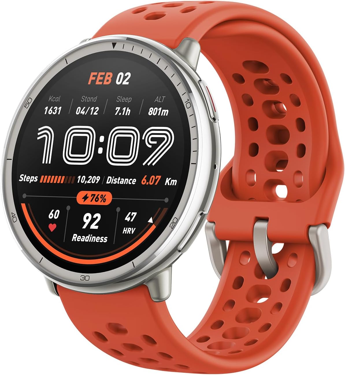 Amazfit Active 2: GPS Fitness Tracker, 10-Day Battery, 160+ Sport Modes