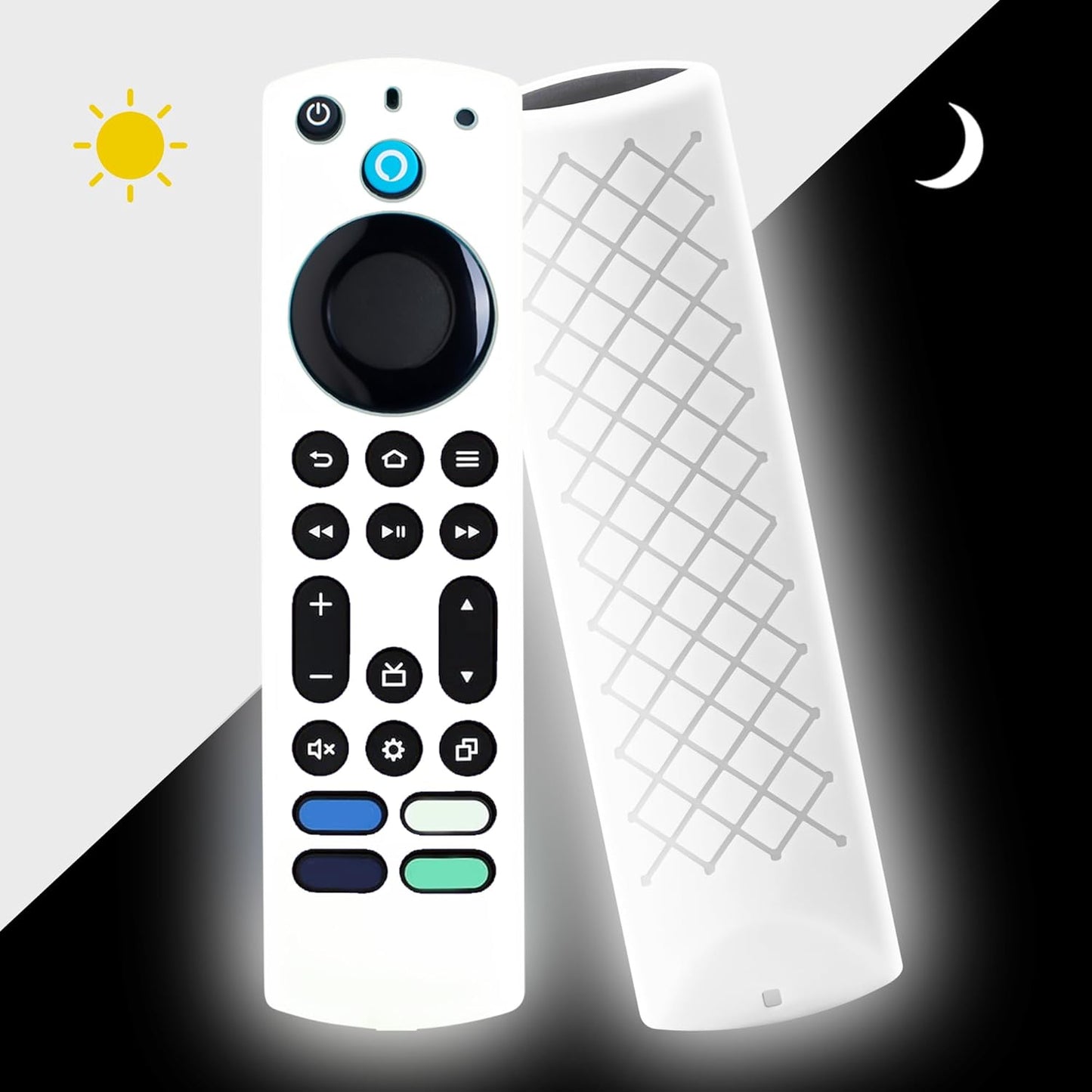 Glow-in-the-Dark Silicone Cover for Fire Stick Remote - GMXT