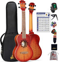 Winzz Tenor Ukulele Beginner Set for Adults, 26 Inch Mahogany