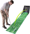Indoor Golf Putting Mat + Swing Feedback